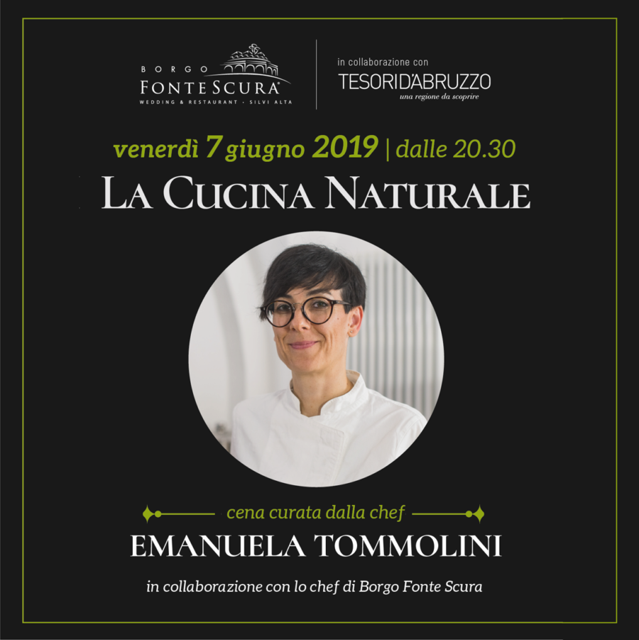 7 GIUGNO 2019 – LA CUCINA NATURALE