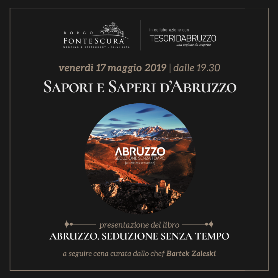 17  MAGGIO 2019 – SAPORI E SAPERI D’ABRUZZO