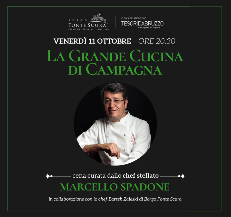 11 OTTOBRE 2019 – LA GRANDE CUCINA DI CAMPAGNA