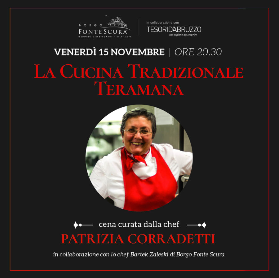 15 NOVEMBRE 2019 – LA CUCINA TRADIZIONALE TERAMANA